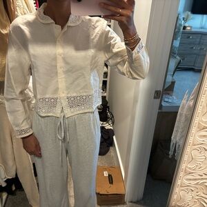 The Limited Cream Lace Detail Garment